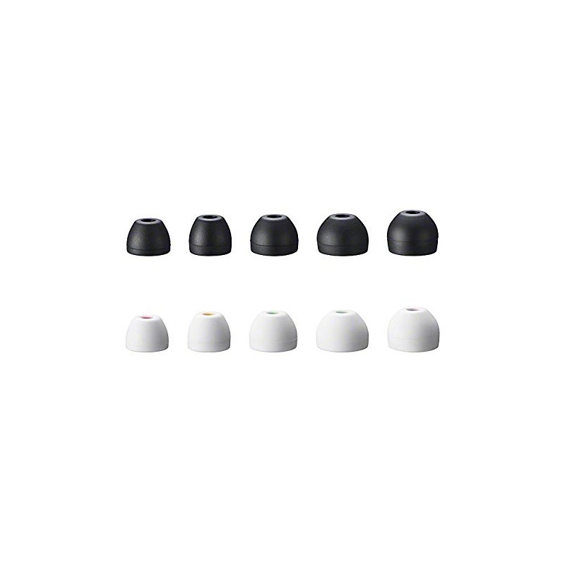 Sony Hybrid Earpiece EP-EX11M : Medium Size 4 Pack Black