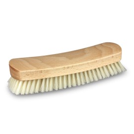 Natural Wood Clothes Brush with Reinforced Bristles Made in Italy
