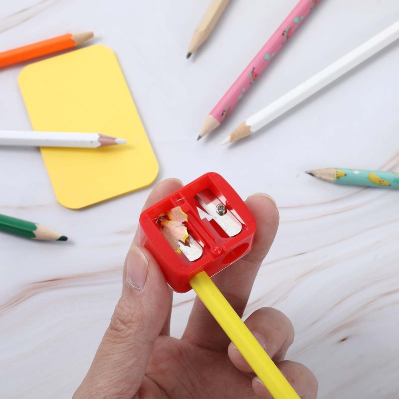 JJUNW 5 Pack Make Up Pencil Sharpener, Plastic Lip Liner