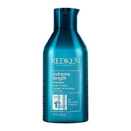 REDKEN- Shampoo Extreme Length | Shampoo anti-quiebre para un cabello más largo y sano | Fortalece el cabello desde la raíz hasta las puntas y reduce 