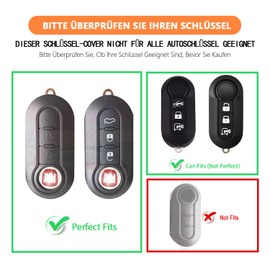 FT FUNTOR Golden Edge Black and White Key Holder, Black