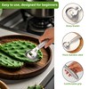 Cactus Peeler Tool, 7.28x2.68 inch Stainless Steel Nopales Peeler Spoon