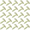 Clipco Paper Fasteners Mini 1/3-Inch Brass Plated (100-Pack)