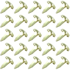 Clipco Paper Fasteners Mini 1/3-Inch Brass Plated (100-Pack)