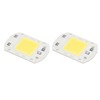 2 Pcs LED COB Chip High Power Driverless Integrated SMD