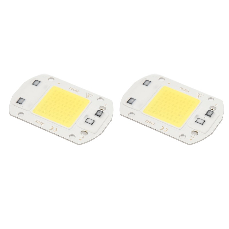 2 Pcs LED COB Chip High Power Driverless Integrated SMD
