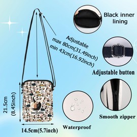 WZMPA Crowly ＆ Aziraphale Crossbody Bag Angel And Demon Fans Gift Ineffable Crowly Shoulder Bag Omens TV Show Merch (Ineffable CB)