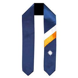 Vision Wear Marshall Isl Flag Graduation Sash/Stole International Study Abroad Adult Unisex