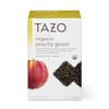 Tazo Organic Peachy Green Tea Filterbags, 20 Count (Pack of