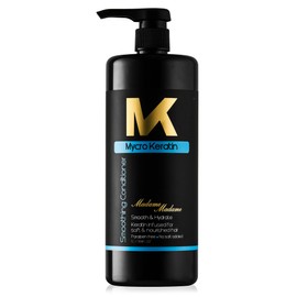 Mycro Keratin Madame Madame Moisturizing Conditioner for Thick Hair, Reduces Frizz & Hair Loss, Infused with Argan Oil & Vitamins (33.8 Fl Oz)