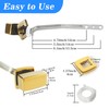 Universal Side Mount Toilet Handle Compatible with Kohler 85114-CP Trip