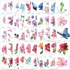 Konsait 50Sheet Flower Temporary Tattoos for Women Teens Girls, Tiny