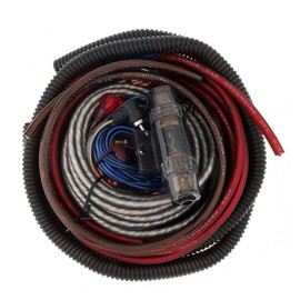 MOCNT Car Amplifier Cable Set Connection Set 6GA Gauge AWG Car Audio Amplifier Power Cable Installation Set RCA Power Cable Speaker Wire AGU Fuse Holder 2000W