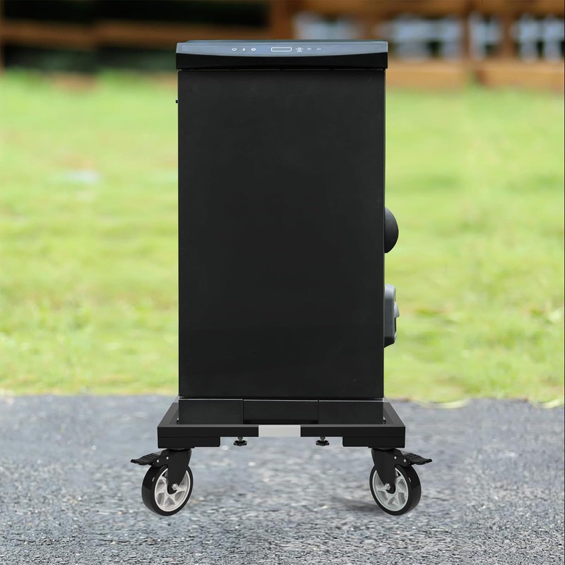 I'Ezonk 5 Inch Casters Wheels All Steel Smoker Stand，Electric Smoker&Vertical