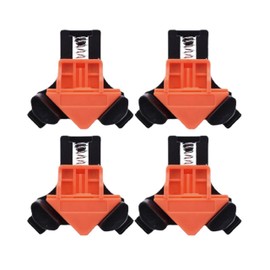 SusggO Set of 4 Corner Screw Clamps Right Angle Carpenter Adjustable Screw Clamp for Wood Corner Clamps Cats Carpentry 90 Degree Right Angle Screw Clamp