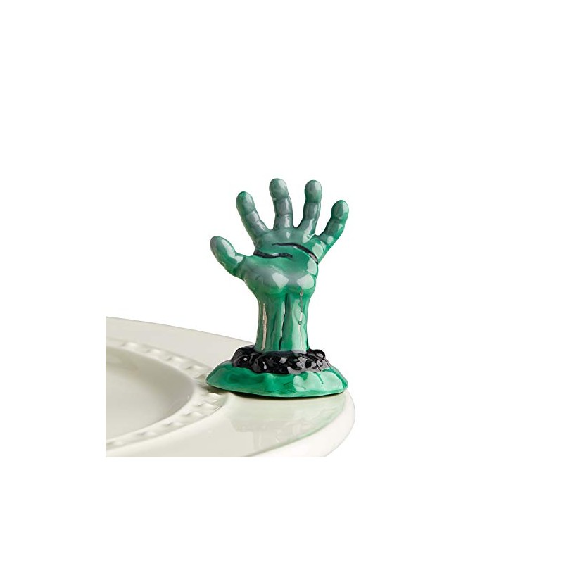 Nora Fleming Hand-Painted Mini: Haunted Hand (Scary Zombie Hand) A210
