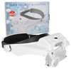 LED Helmet Magnifier Tattoo Beauty Adjustable Headband Magnifying Glass Head