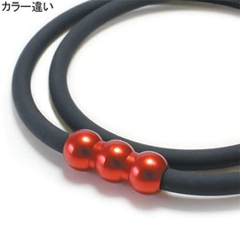 Sports Necklace uses Zero ELGRAND (Black X Blue) m49 cm, Baseball, Tennis, Golf, Runner Training Gym Body Core Balance Up