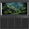 MIRRORANG 76x46cm Tropical Fish Tank Poster Backdrop River Bed &