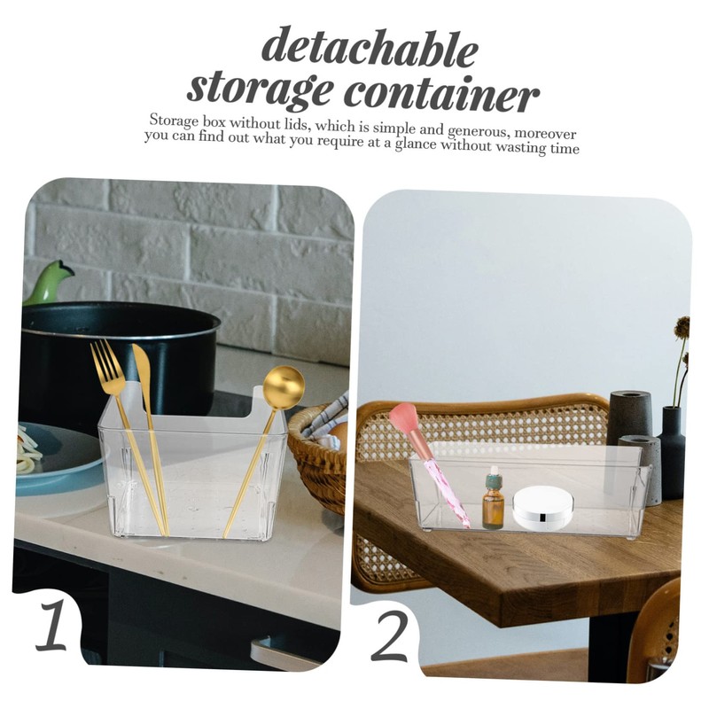 BUGUUYO Organizing Boxes Set 3pcs Foldable Storage Boxes Bins Drawer