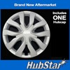 Premium Replica Hubcap, Replacement for Nissan Rogue 2014-2020, 17-inch Silver