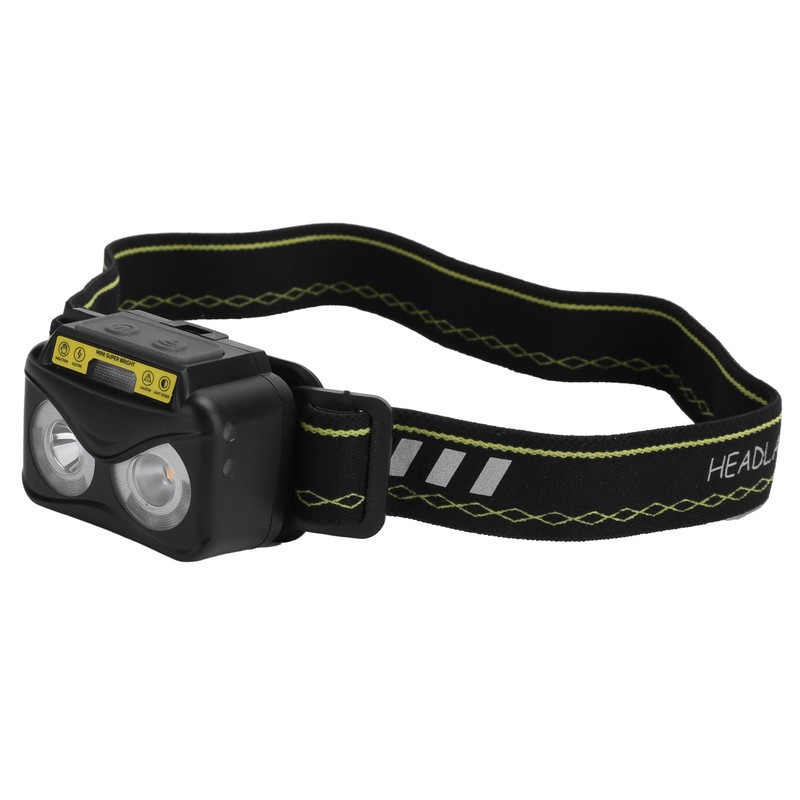 Brighter Headlight XPG+COB USB Human Induction Charging Outdoor Waterproof Hiking