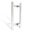 NovaNectar Square Ladder Pull Back-to-Back Handle, 304 Stainless Steel Bathroom