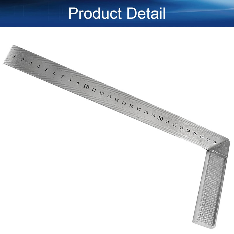 Auniwaig 300mm Stainless Steel Metric Framing L Square Right 90