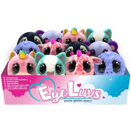 EyeLuvs: 5-inch Assortment Plush (Wave 1) | Collect 1 of 6 Adorable Characters | Shake and Watch Their Eyes Sparkle | Collectible Plush for Kids Ages 3+