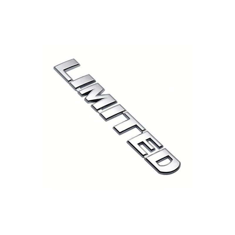 2pcs Limited Metal Emblem Badge Letter Plate Side Rear Trunk