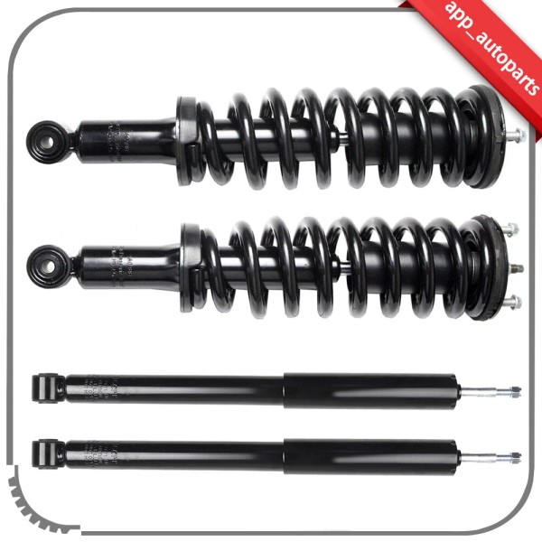 app_autoparts Front Rear Complete Quick Shocks Struts w/ Springs For