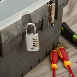 Yale - YE3CB/28/126/1/S Standardsicherheit 28 mm Aluminium -Kombination Vorhängeschlos