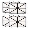 FFYan 4-Pack Pool Filter 9991432-R4 Pool Filter, Compatible for Dolphin
