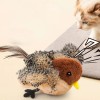 Unbranded Chirping Bird Cat Toy with Remote Control Interactive Plush