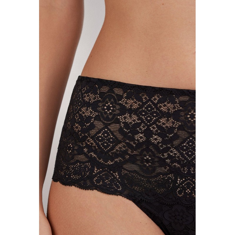 Intimissimi Woman's Lace Hipster in Black, Size M