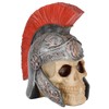 Resin Soldier Skull Modeling Statue Skeleton Sculpture Home Desktop Decoration