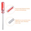 sourcing map Magnetic Hex Screwdriver 75mm Length H3.0 Carbon Steel