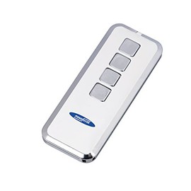 Novoferm Garage Door Handheld Transmitter Mini-Novotron 524 (4 Channel Transmitter; 64/128 Bit Encryption; 433 MHz; Silver/White) TM15912101150