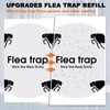 Qualirey 4 Pieces Flea Traps with 8 Sticky Disc 12