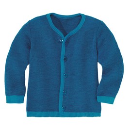 Disana Knitted Jacket - 86/92 - Blue Mix