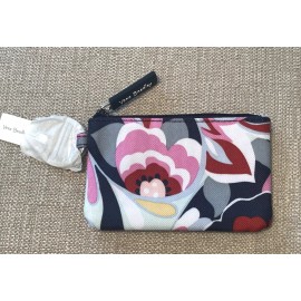 Vera Bradley NWT Vera Bradley Mod Paisley Lighten Up Zip ID Case Keyring Wallet
