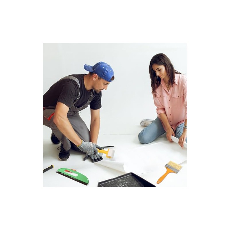 Wallpaper Smoothing Tool Kit, Wall Paper Stick Tool Set, with