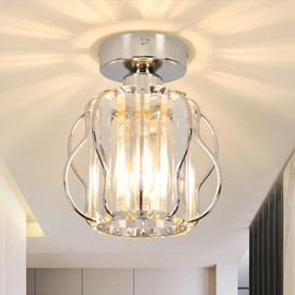 Loiogohot Hallway Ceiling Light Fixtures,Flush Mount Light Fixture Hall Lights Ceiling Mount E26 Hallway Lighting for Foyer Entryway Bedroom Bathroom Closet Living Room