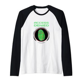 Cyber Security - Access Denied Raglan Baseball Tee