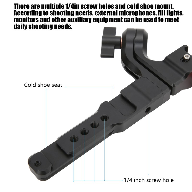 Multifunctional Stabilizer Handle Foldable Hand Grip Extension Bracket for DJI