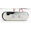 MARINE BOAT LED BLUE OBLONG STAINLESS STEEL COURTESY LIGHT AWESOME