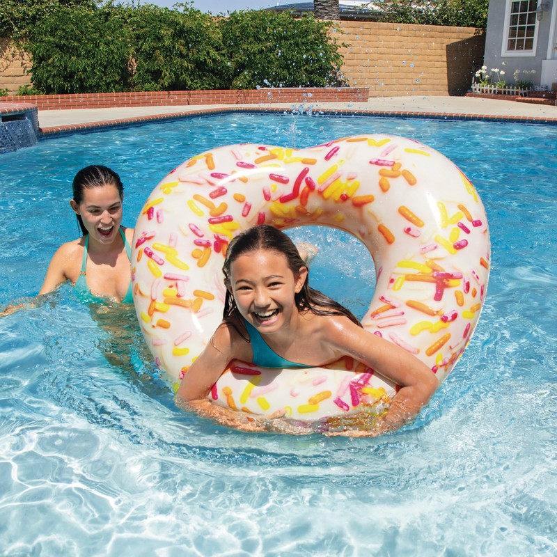 Intex 56253NP Donut-Herzröhre, aufgeblasene Größe: 94 cm x 89 cm