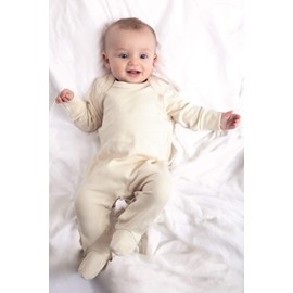 Kleckerliese Baby Bodysuit Pyjamas Long Sleeve Boy Girl Happy Birthday Dad I Am Your Gift, natural, 0-3 months