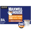Maxwell House Breakfast Blend Mild Roast K-Cup Coffee Pods, 84