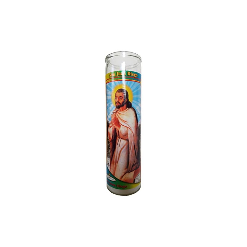 San Juan Diego (Saint Juan Diego) Pillar Devotional Candle